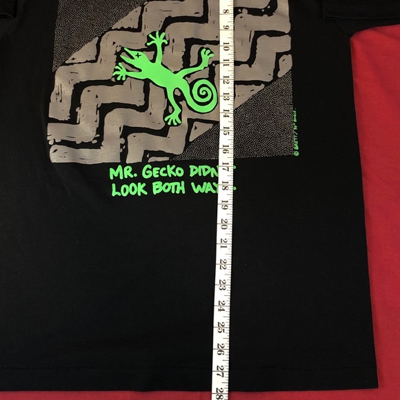 Maui mr. gecko didn’t look both ways 90’s tee - Picture 3 of 6
